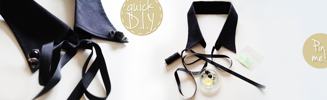 quick DIY – collar accessory